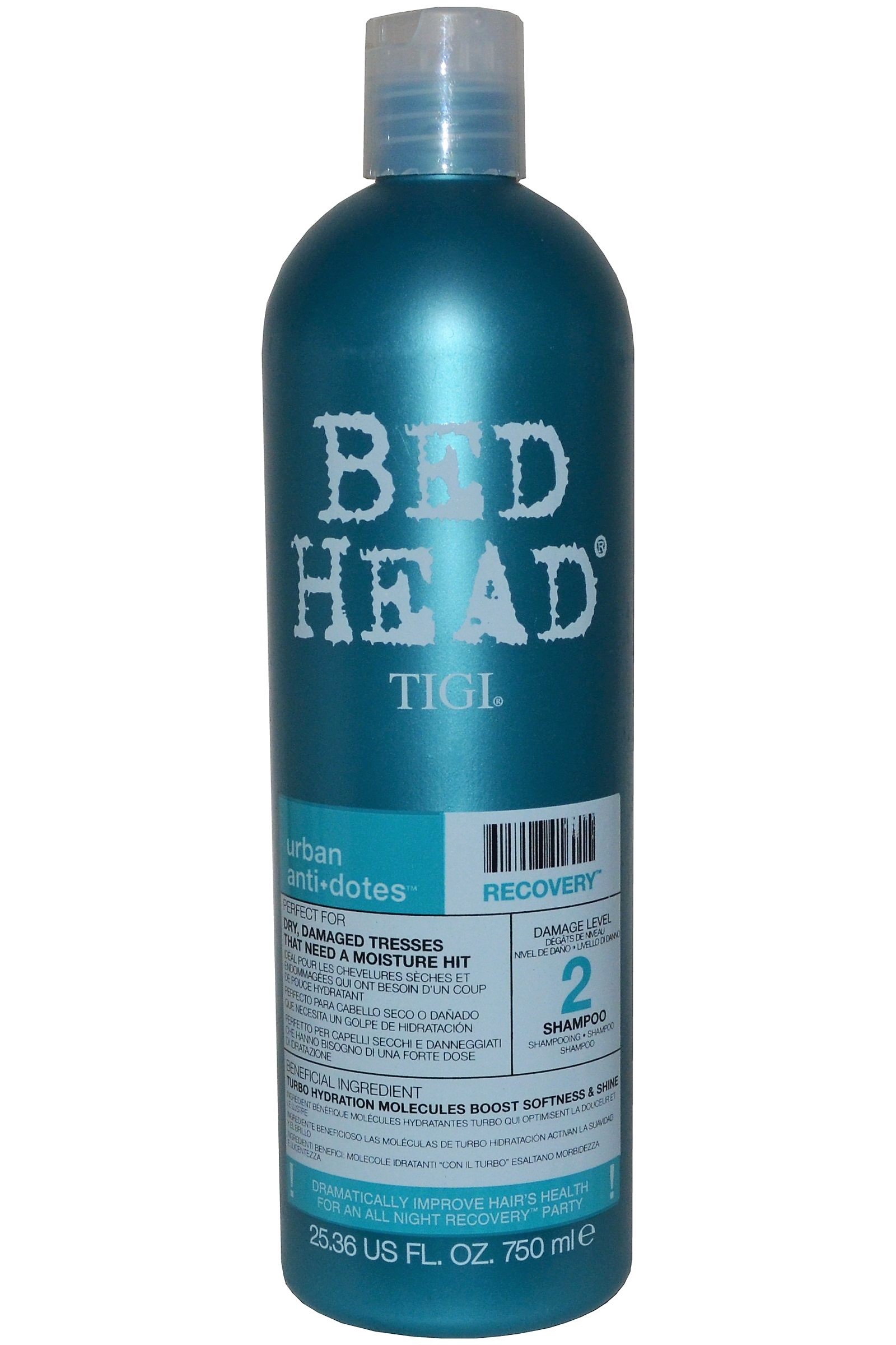 Tigi Bedhead Urban Anti+Dotes Recovery Shampoo 750ml (Damage Level 2