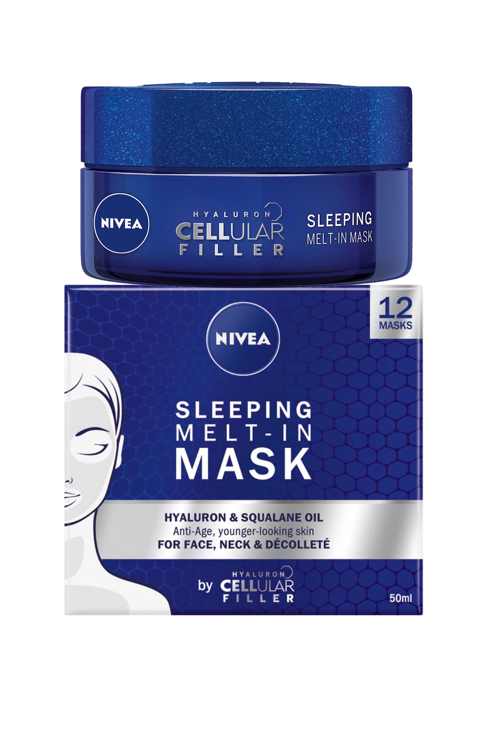 Nivea Sleeping Melt in Face Mask 50ml Hyaluron Anti Age eBay